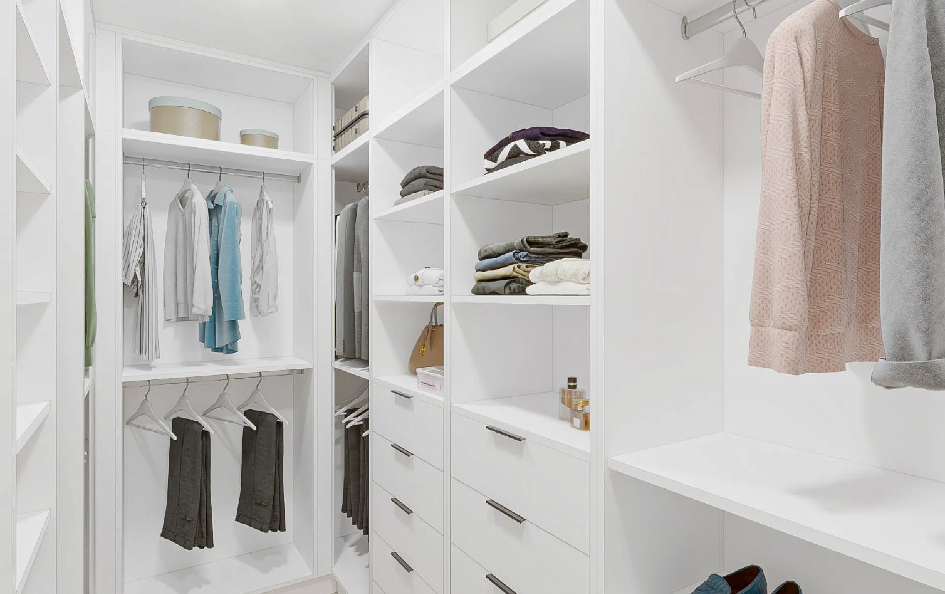 Standard White closet finish